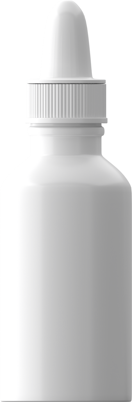 Blank serum bottle skincare. Dropper bottle for mockup.