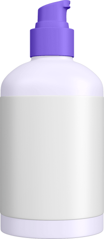 Transparent Skincare Bottle Image